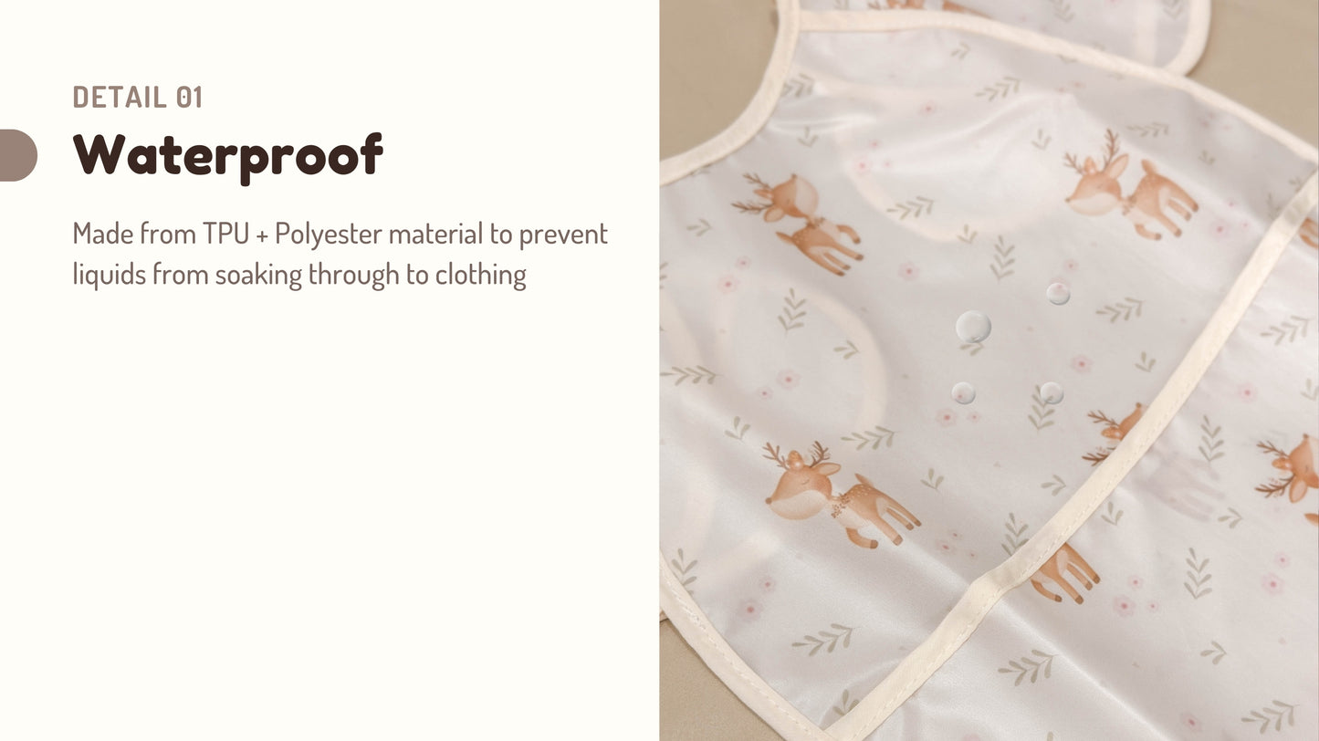 Funbies Snuggle Baby Bibs Set (Deer + Duck)