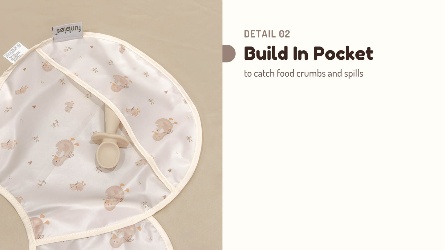 Funbies Snuggle Baby Bibs Set (Deer + Duck)