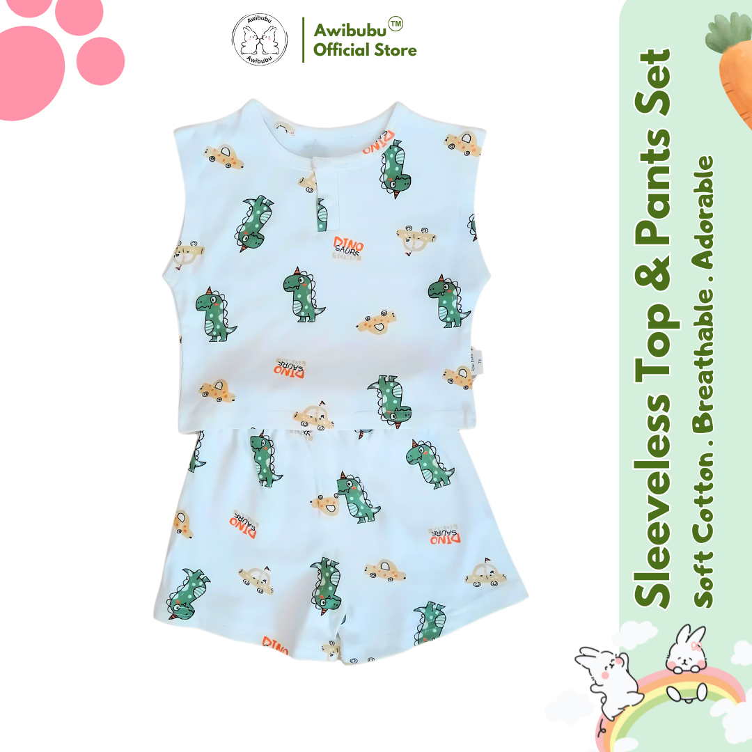 Awibubu Sleeveless Top & Pant Set