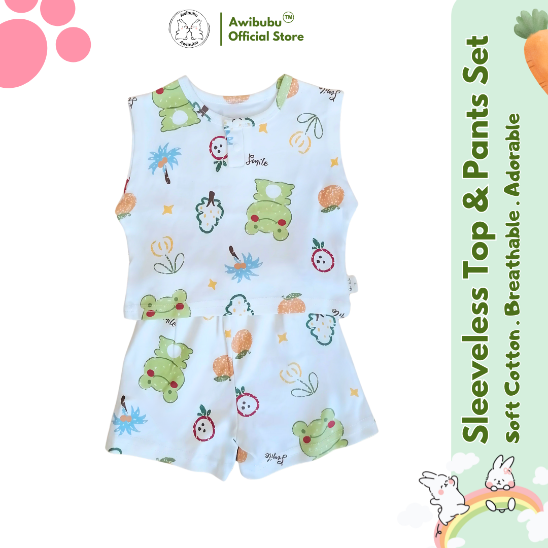 Awibubu Sleeveless Top & Pant Set