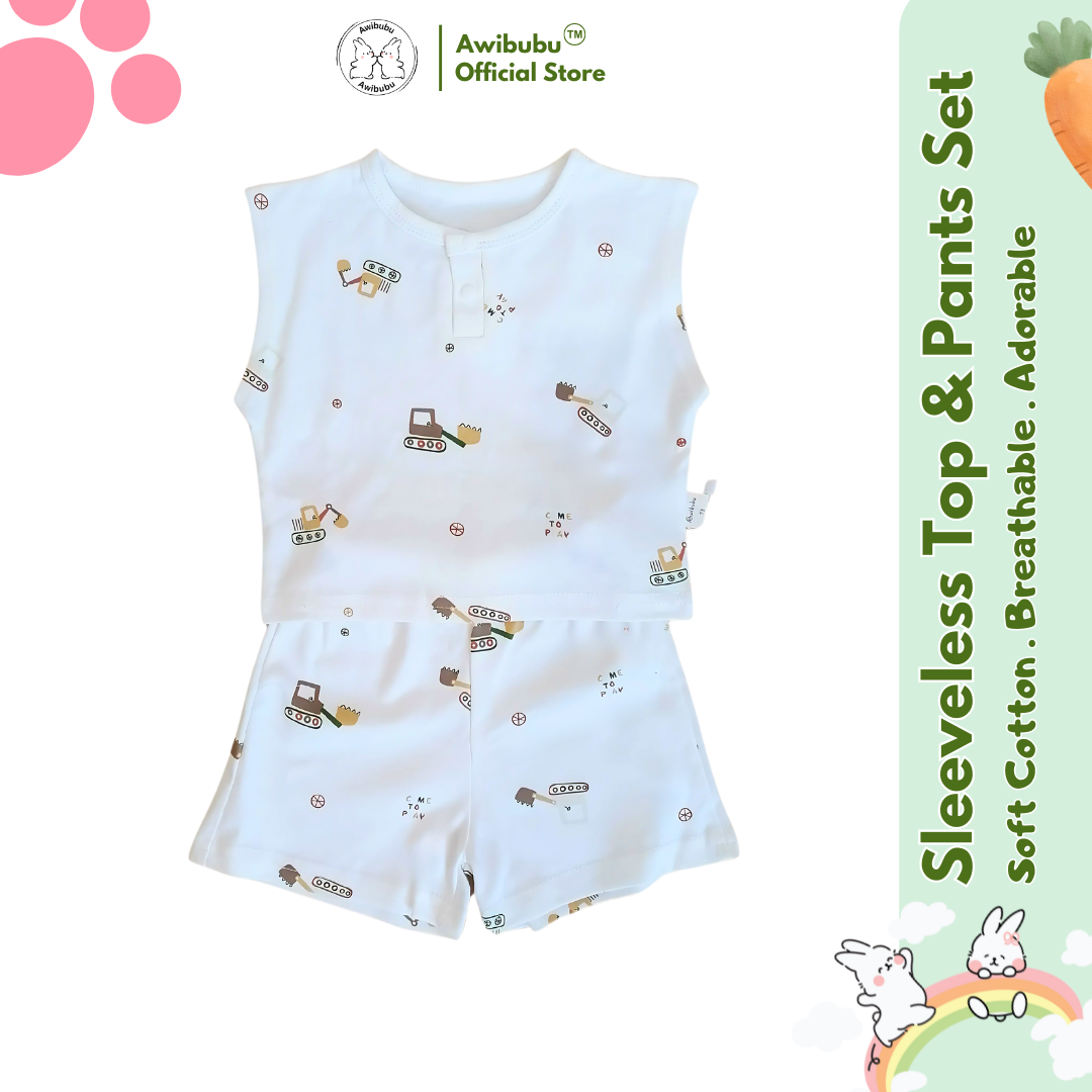 Awibubu Sleeveless Top & Pant Set