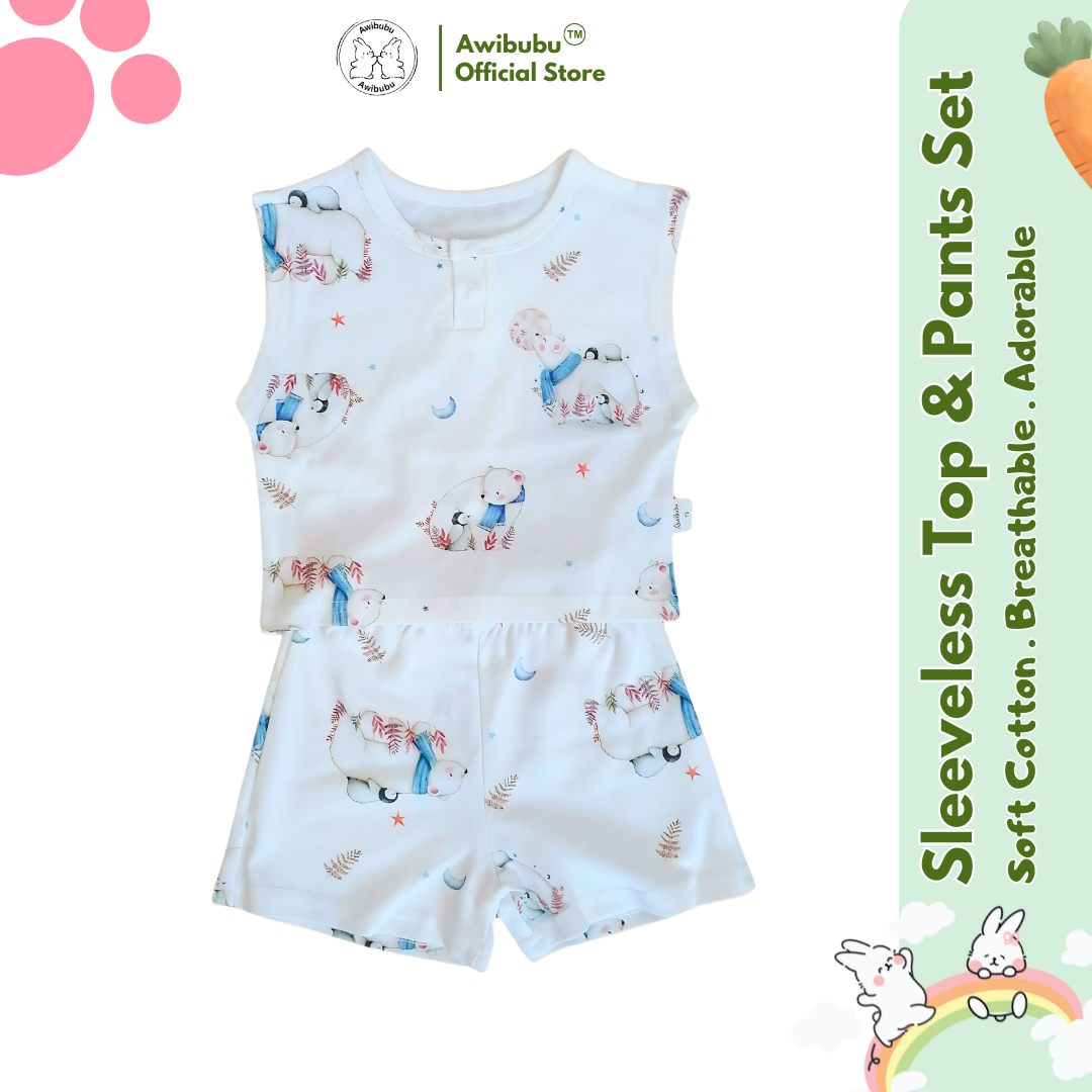 Awibubu Sleeveless Top & Pant Set