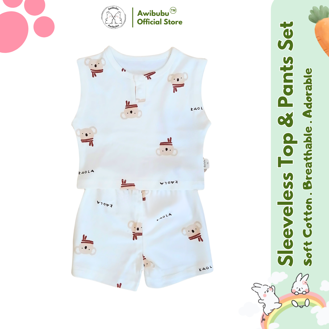 Awibubu Sleeveless Top & Pant Set