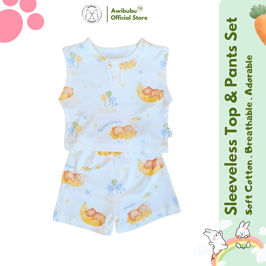 Awibubu Sleeveless Top & Pant Set