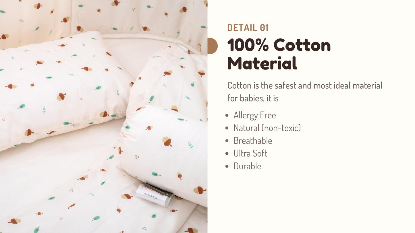 Funbies Acorn 8 In 1 Bedding Set