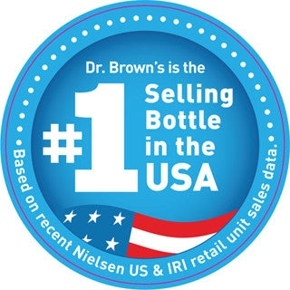 Dr. Brown’s Anti-Colic Newborn Options+ Glass Wide Neck 2oz/60ml Bottle, 1 Bottle, Level 1 Teat