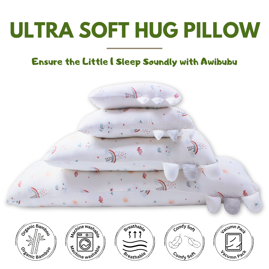 Awibubu Ultra Soft Bamboo Hugging Pillow