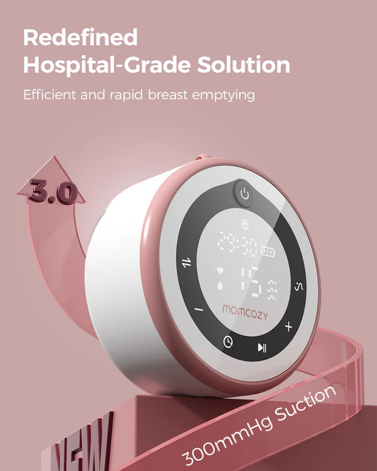 Momcozy V1 Pro Hospital-Grade, Hands-Free & Portable Wearable Pump, Double
