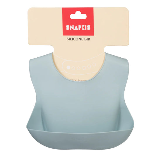 Snapkis Silicone Bib Dusty Blue