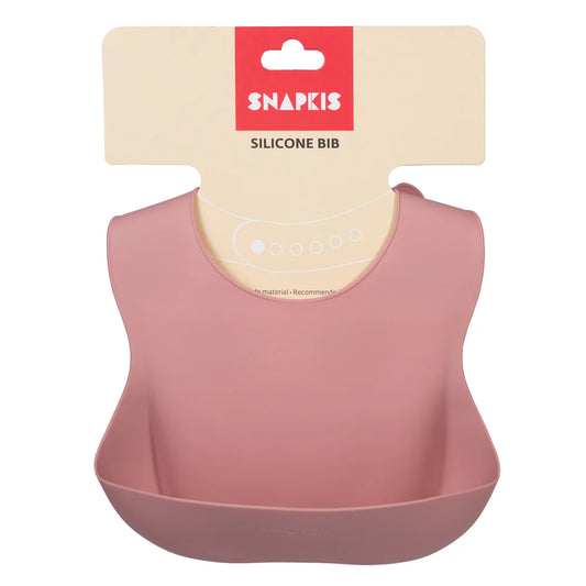 Snapkis Silicone Bib Dark Pink