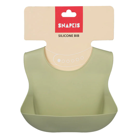 Snapkis Silicone Bib Olive