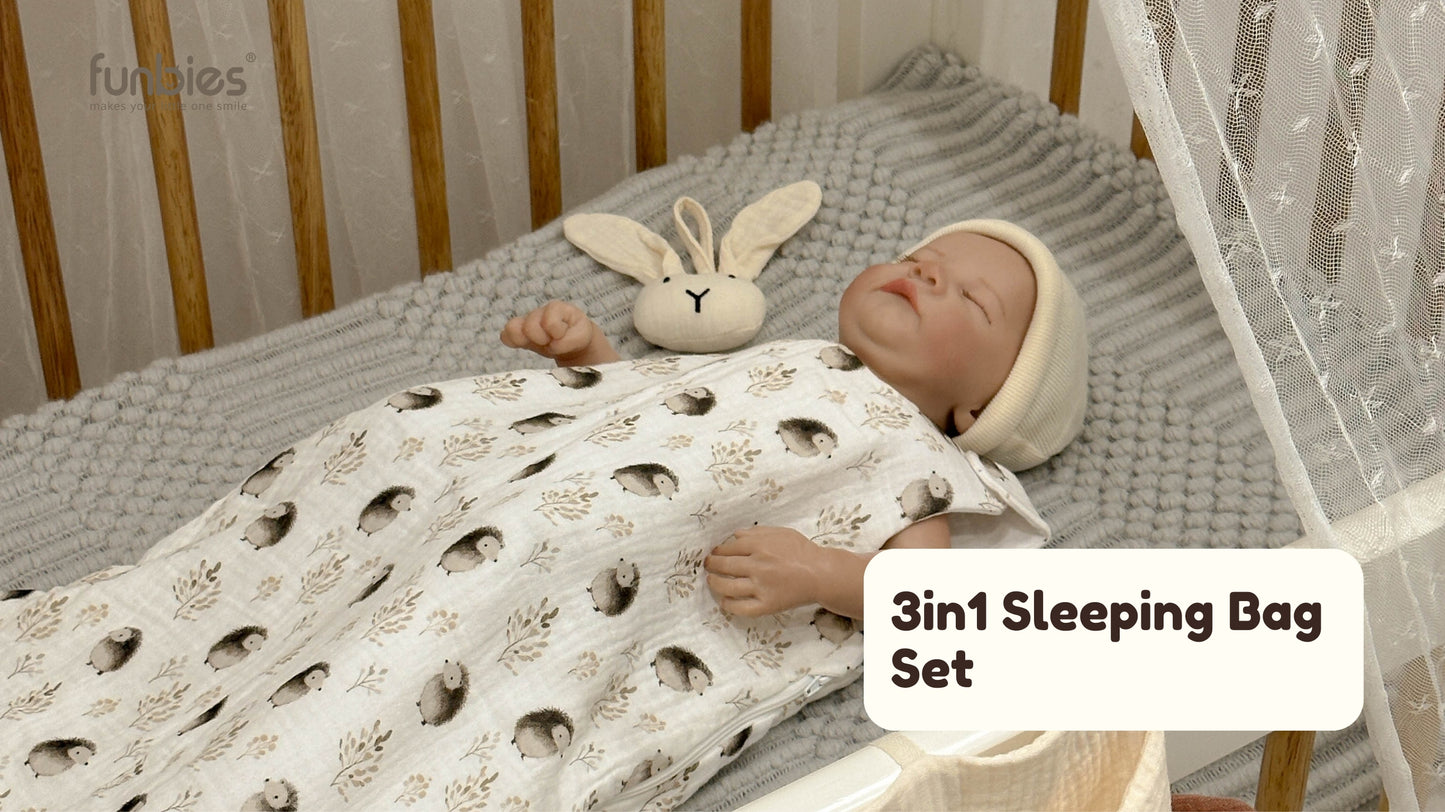 Funbies 3 In 1 Sleeping Bag Set