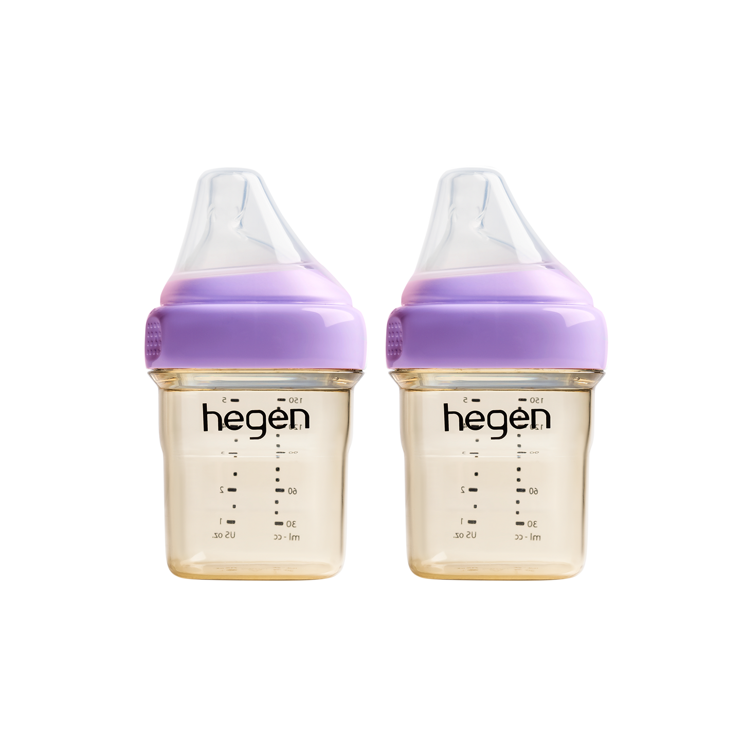 Hegen Pcto 150Ml/5Oz Ppsu Feeding Bottle ( Pink / Blue / Purple ) - 2Pcs/Pack