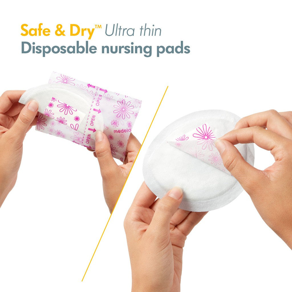 Medela Ultra Thin Disposable Nursing Pads (30 Pcs) - Less Than 2Mm Thickness