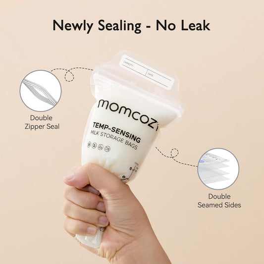 Momcozy Sensing Temperature Breastmilk Storage Bags (6oz/180ml)