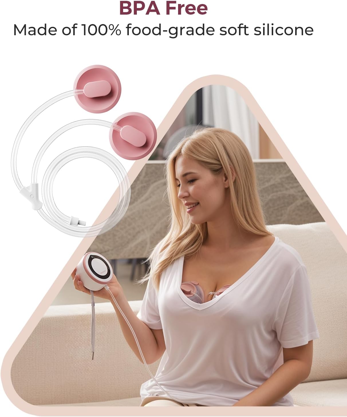 Momcozy Replacement Tubing for V1 Pro/V2 Pro - Double Pumping Only