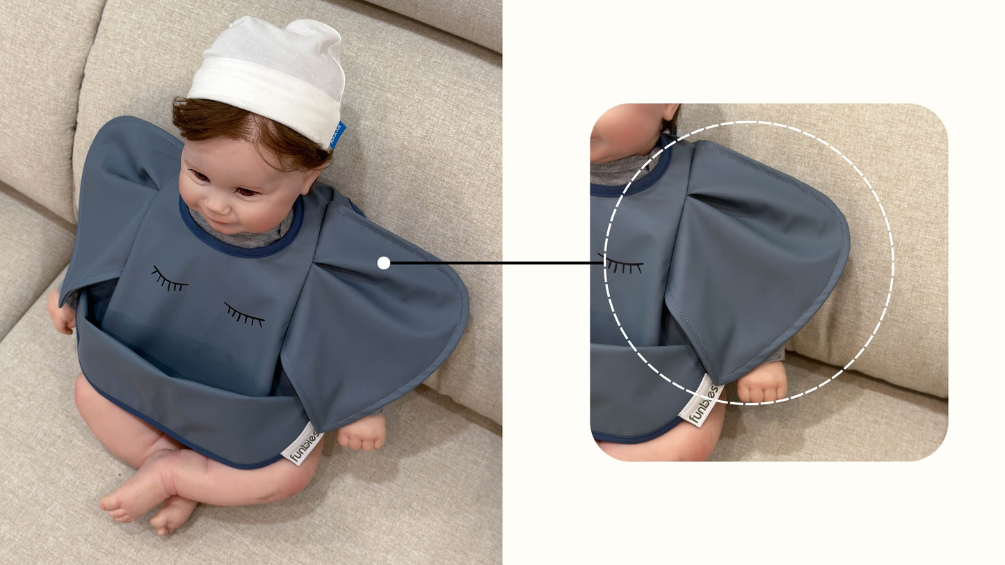 Funbies Snuggle Baby Bibs Set (Elephant + Koala)