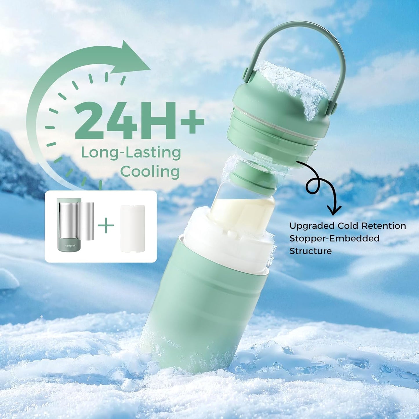 Momcozy Portable Breast Milk Cooler For Outdoor 12oz