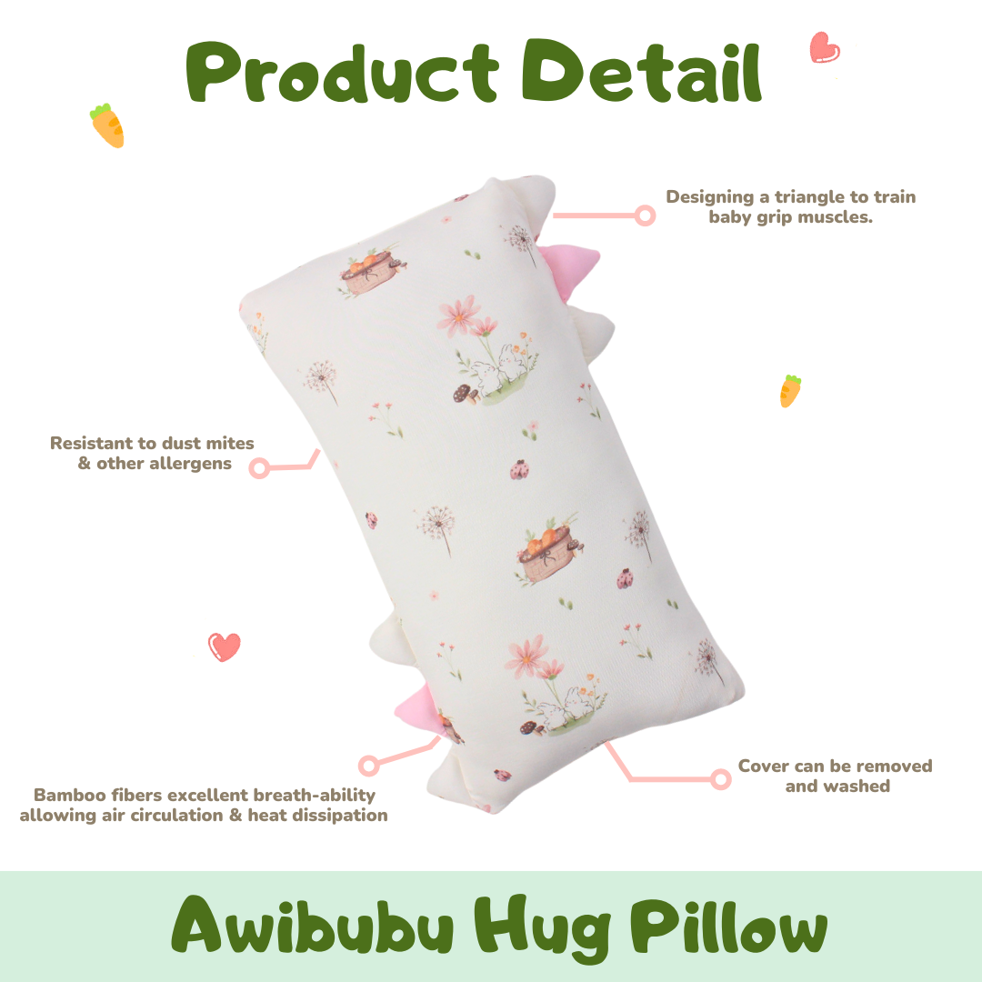 Awibubu Ultra Soft Bamboo Hugging Pillow