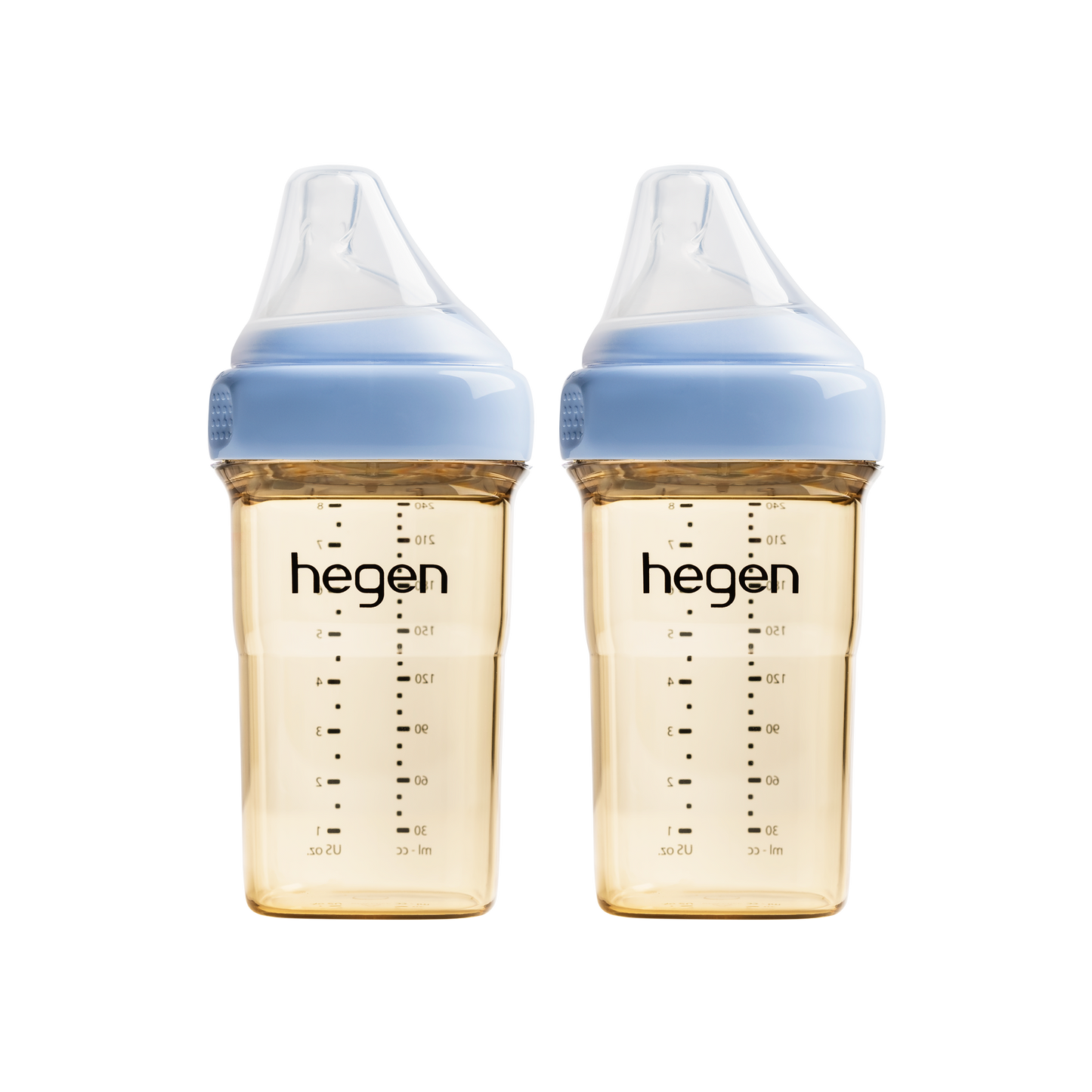 Hegen Pcto 240Ml/8Oz Ppsu Feeding Bottle ( Pink / Blue / Purple ) - 2Pcs / Pack