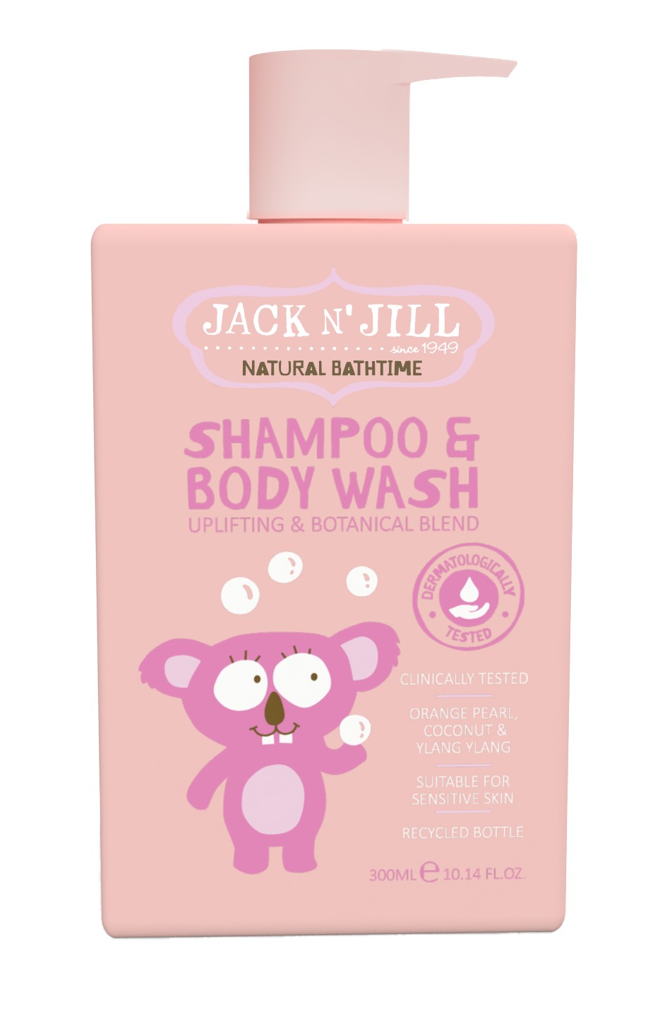Jack N' Jill Shampoo & Body Wash - Natural 300mL