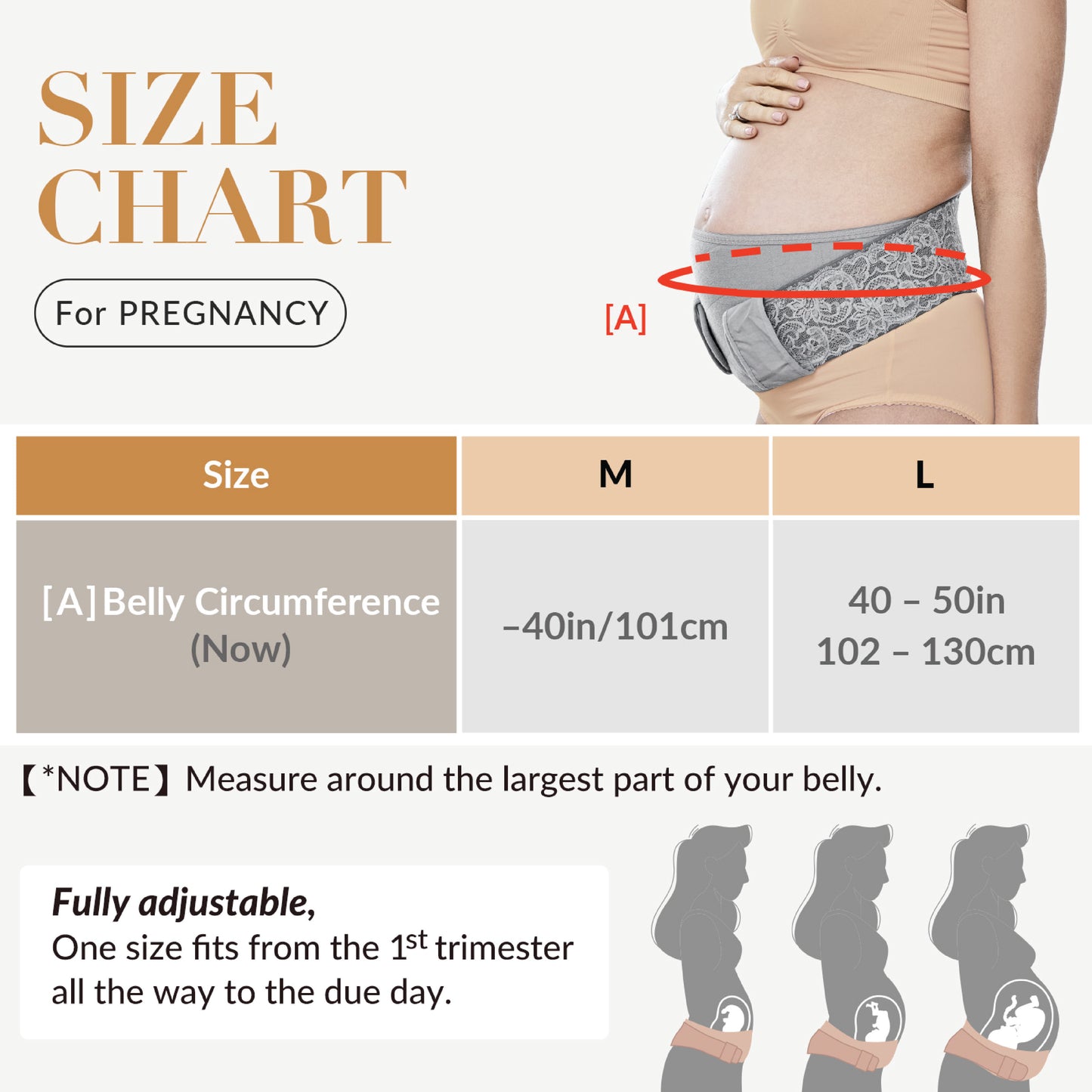 Mamaway Ergonomic Maternity Pregnancy Support Belt - Nude