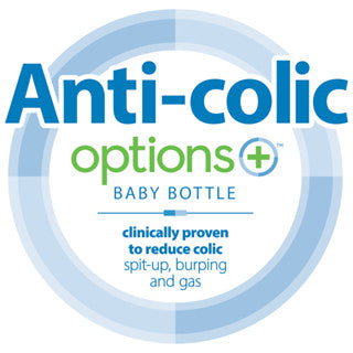 Dr. Brown’s Anti-Colic Newborn Options+ PP Wide Neck 5oz/150ml Bottle, Jungle/Woodland, 2 Bottles, Level 1 Teat