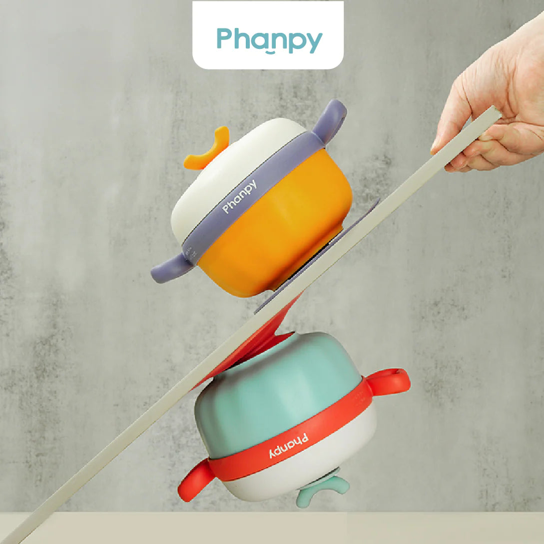 Phanpy Baby Pumpkin- Shape Water Injection Insulation Bowl Set