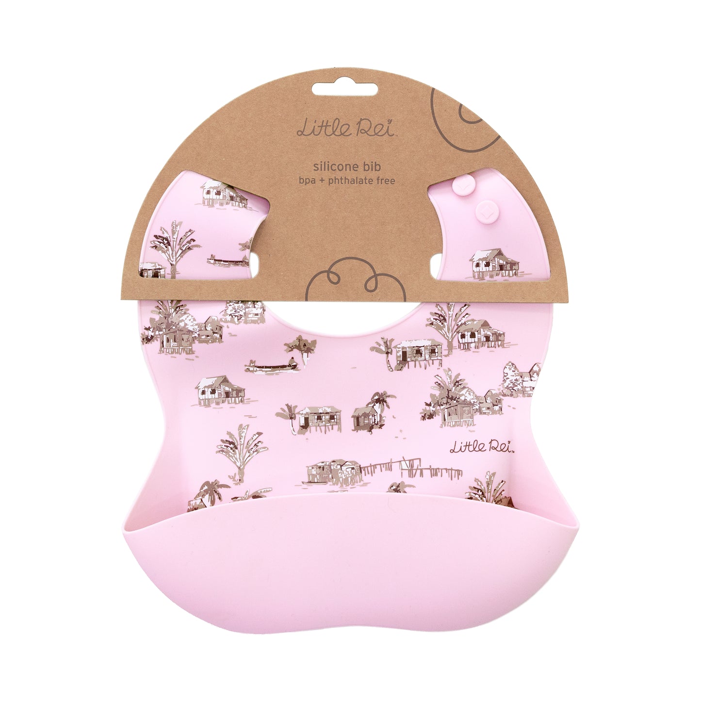 Little Rei Silicone Bib Rustic