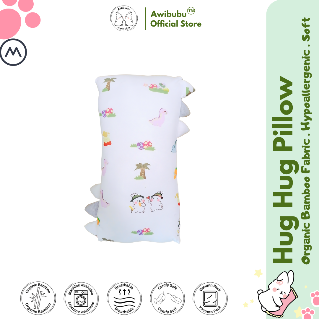 Awibubu Ultra Soft Bamboo Hugging Pillow