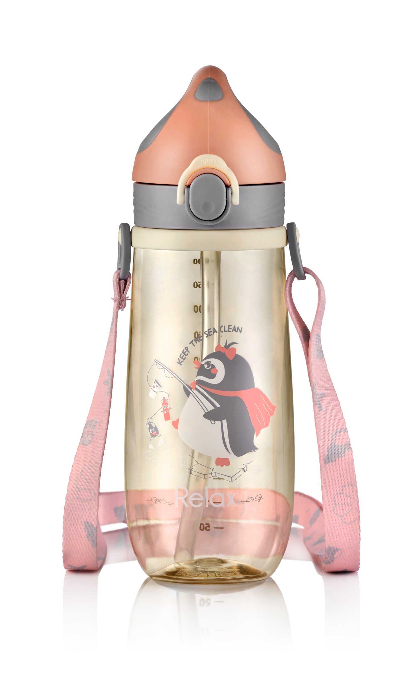Relax Amore Ppsu Kids Straw Cup - 600Ml