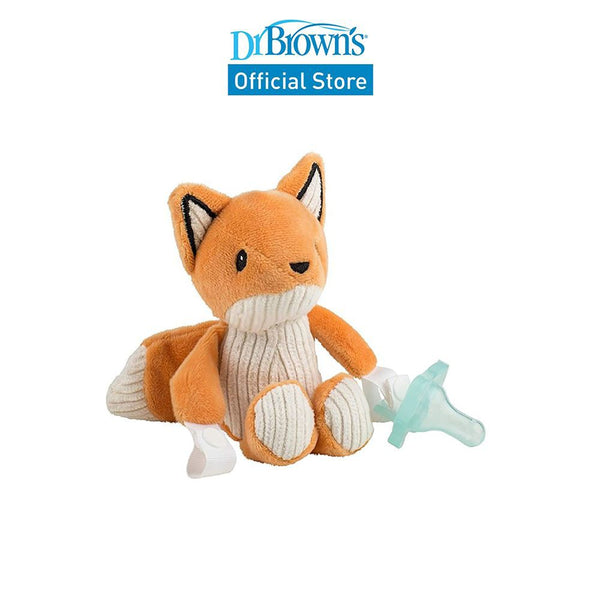 Dr. Brown's Lovey Pacifier and Teether Holder, Franny The Fox
