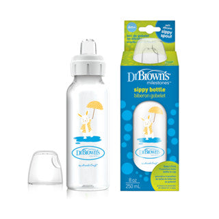 Dr. Brown's Options+ PP Narrow Sippy Spout 8oz/250ml Bottle, 1 Bottle