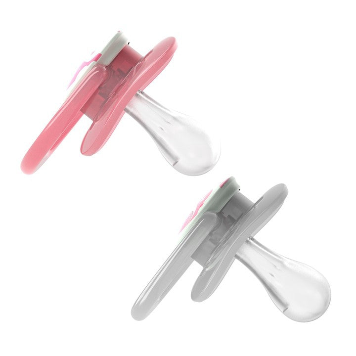 Dr. Brown's Advantage™ Glow in the Dark Pacifiers, Stage 1 for 0-6months, Pink/Blue, 2 Pieces