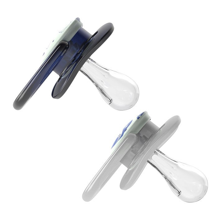 Dr. Brown's Advantage™ Glow in the Dark Pacifiers, Stage 1 for 0-6months, Pink/Blue, 2 Pieces