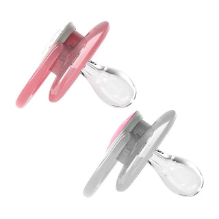 Dr. Brown's Advantage™ Glow in the Dark Pacifiers, Stage 2 for 6months+, Pink/Blue, 2 Pieces
