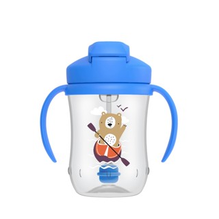Dr. Brown's First Straw Baby Toddler Drinking Cup 9oz/270ml, Blue