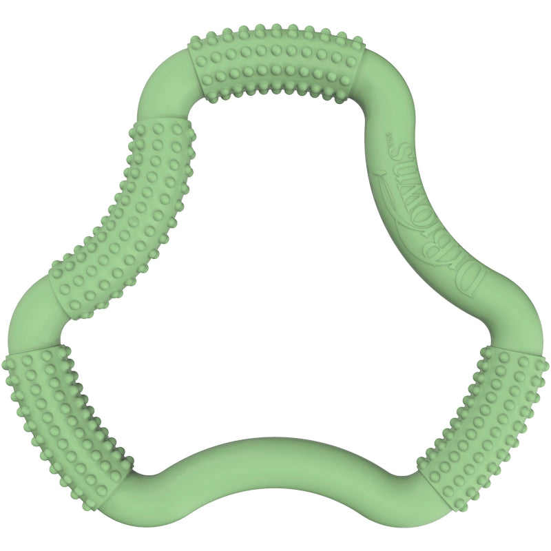 Dr Brown's A-Shaped Baby Toddler Teether Flexees - Pink/Blue/Green