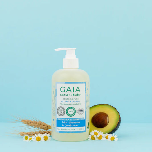 Gaia Natural Baby 2-In-1 Shampoo & Conditioner 
250Ml
