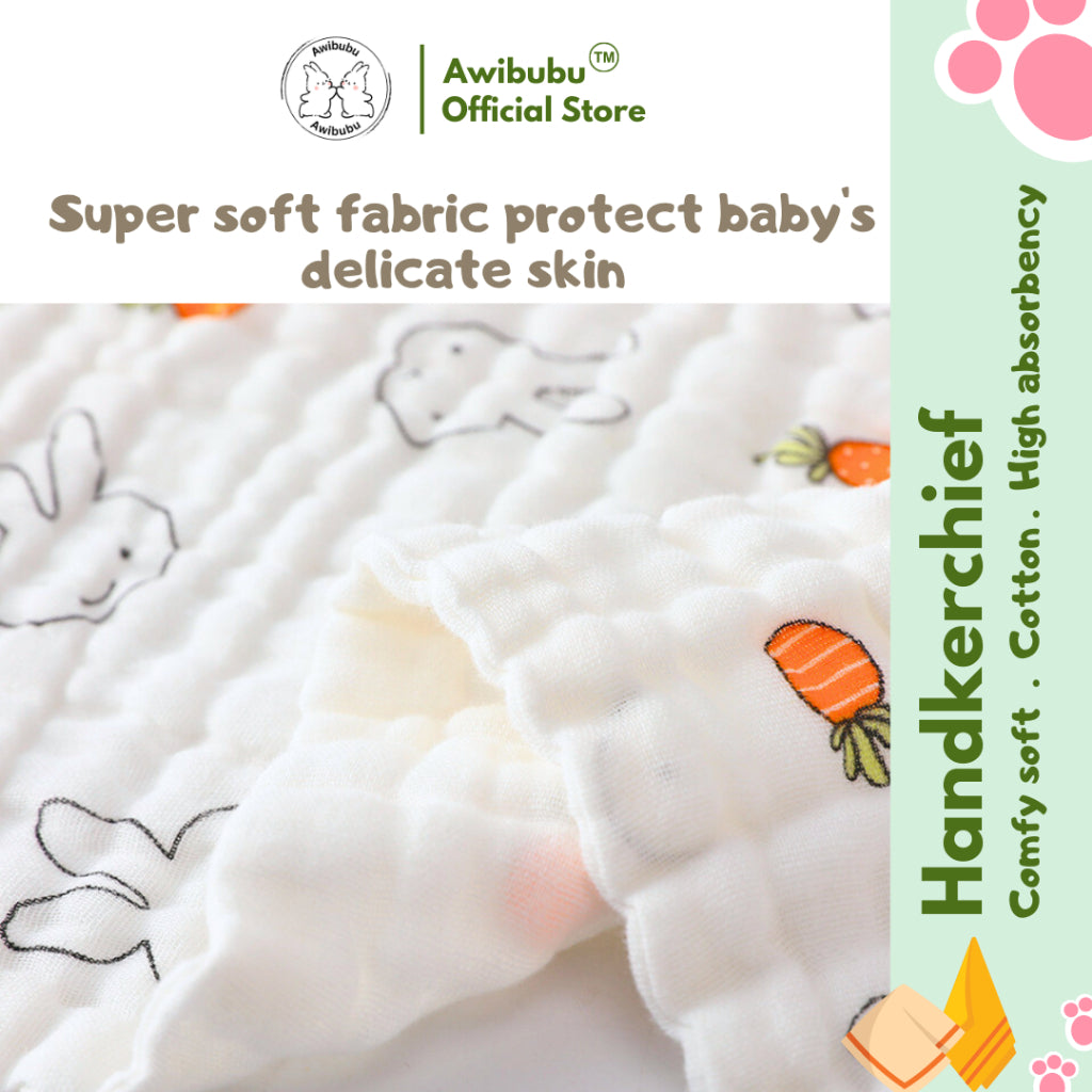 Awibubu Baby Handkerchief (5Pcs/Set)