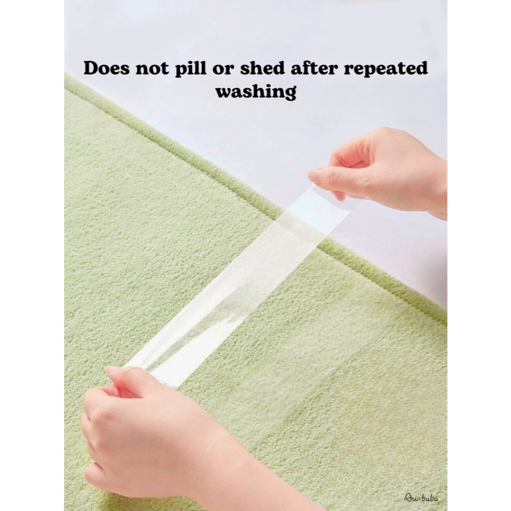 Awibubu Coral Fleece Bath Towel