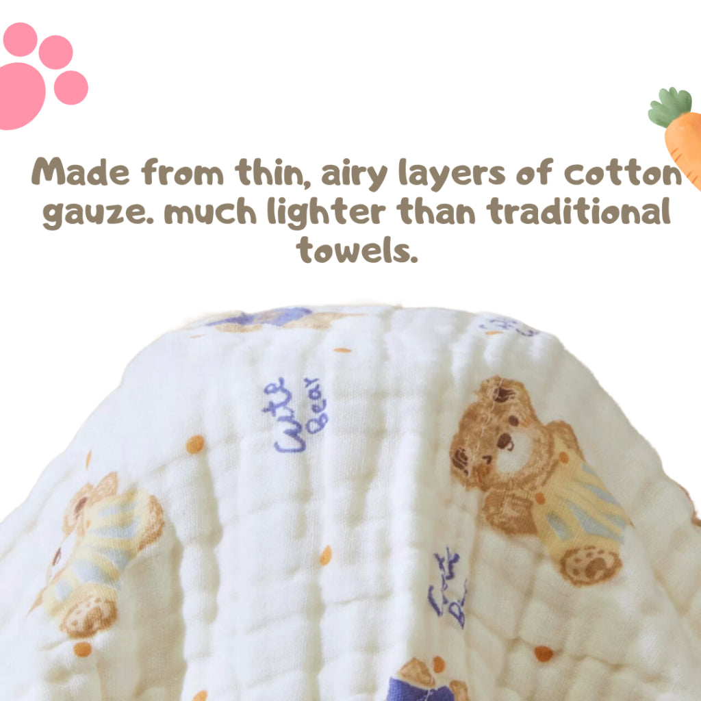 Awibubu Cotton Gauze Towel