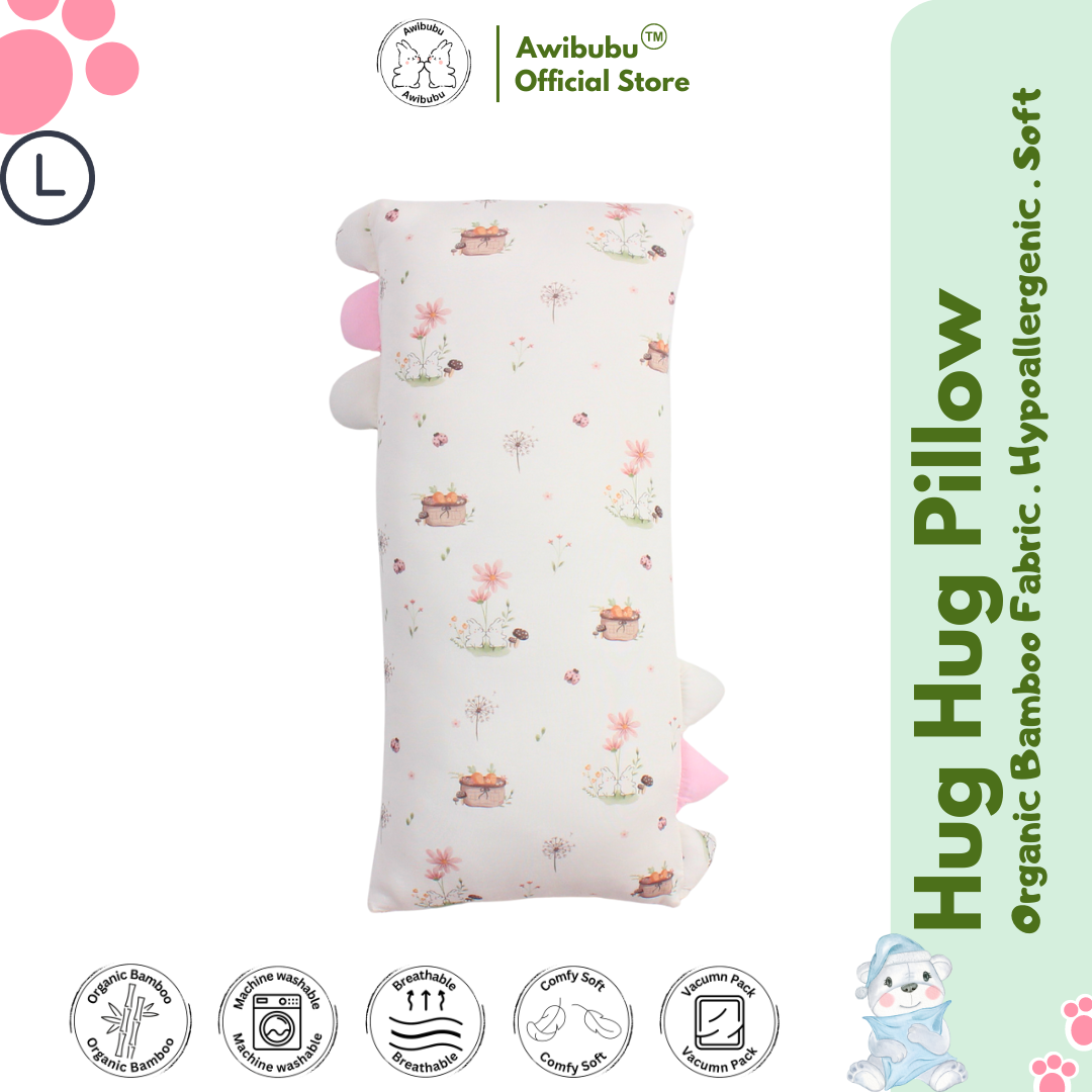 Awibubu Ultra Soft Bamboo Hugging Pillow