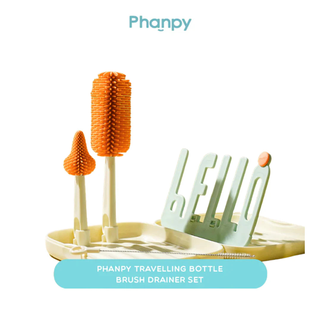Phanpy Traveling Bottle Brush Drainer Set