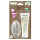 Jack N' Jill Tooth Buddy Pack - Natural Certified Toothpaste Flavor Free + Silicone Finger Brush