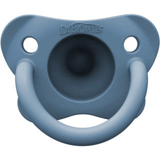 Dr. Brown's HappyPaci™ Silicone Baby Pacifier for 0-6months, Pink/Blue, 2 Pieces