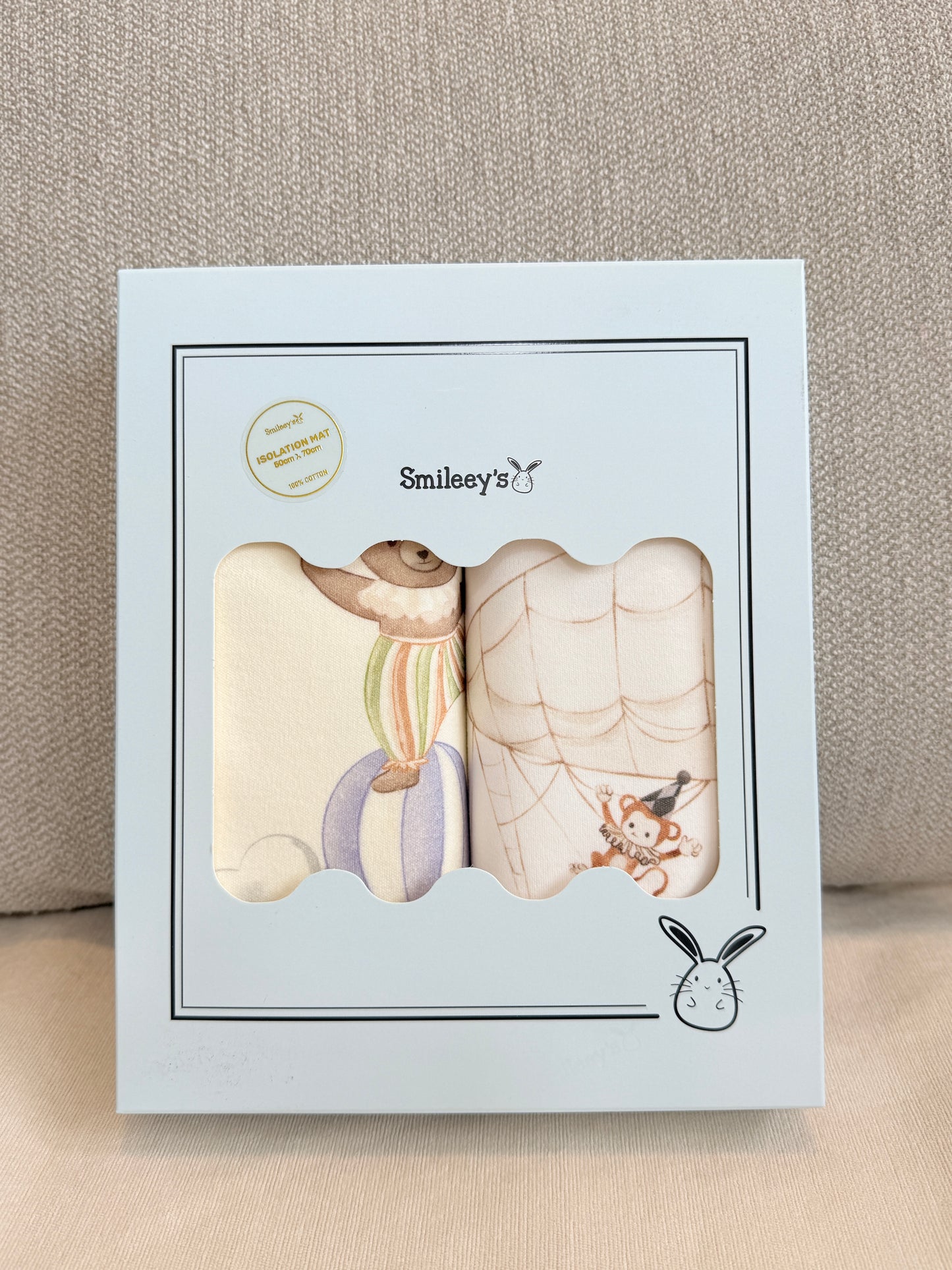 Smileey'S 2Pcs Set Isolation Mat / Baby Diaper Changing Mat (50Cm X 70Cm) / Interlayer Waterproof