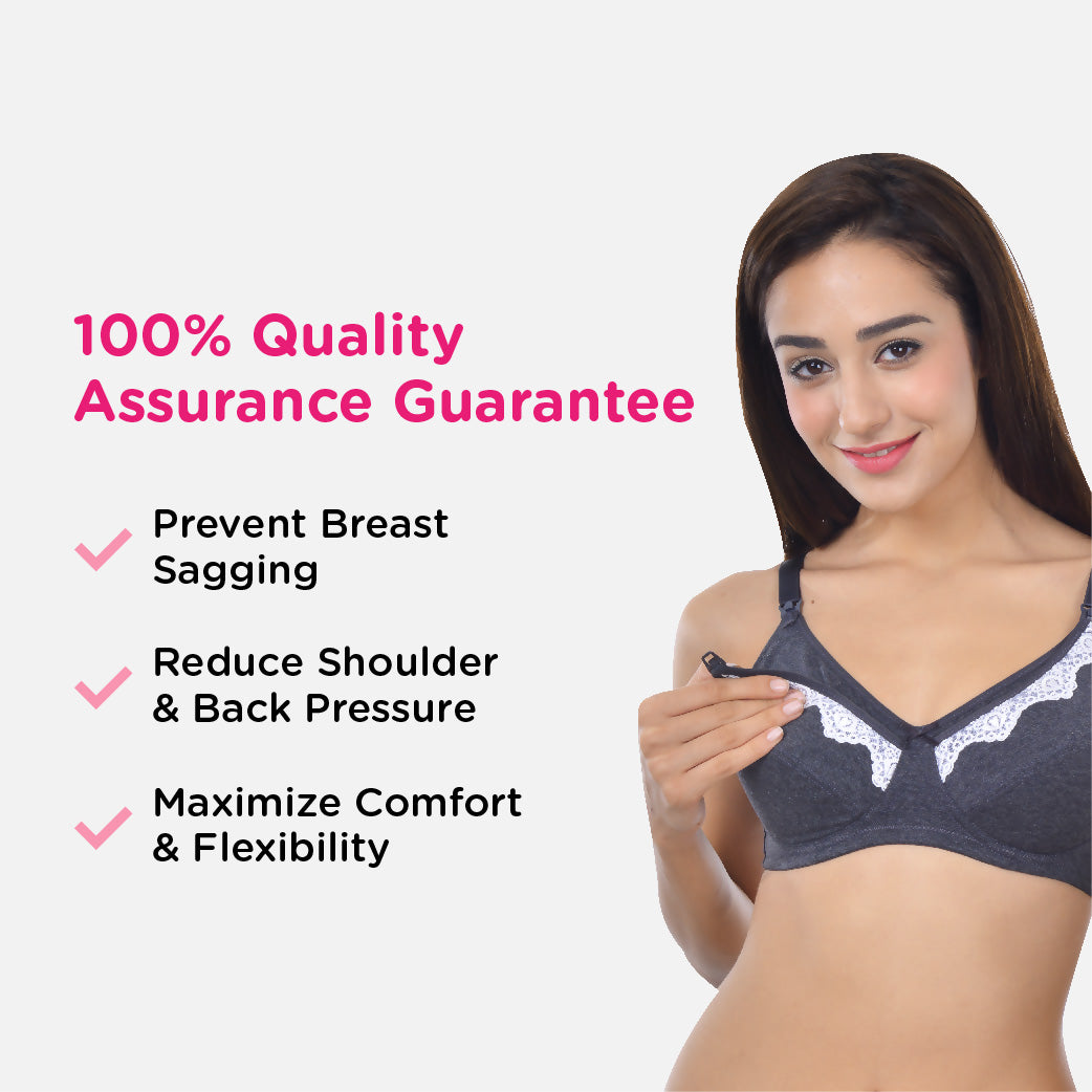 Lunavie Premium Sheer Comfort Nursing Bra