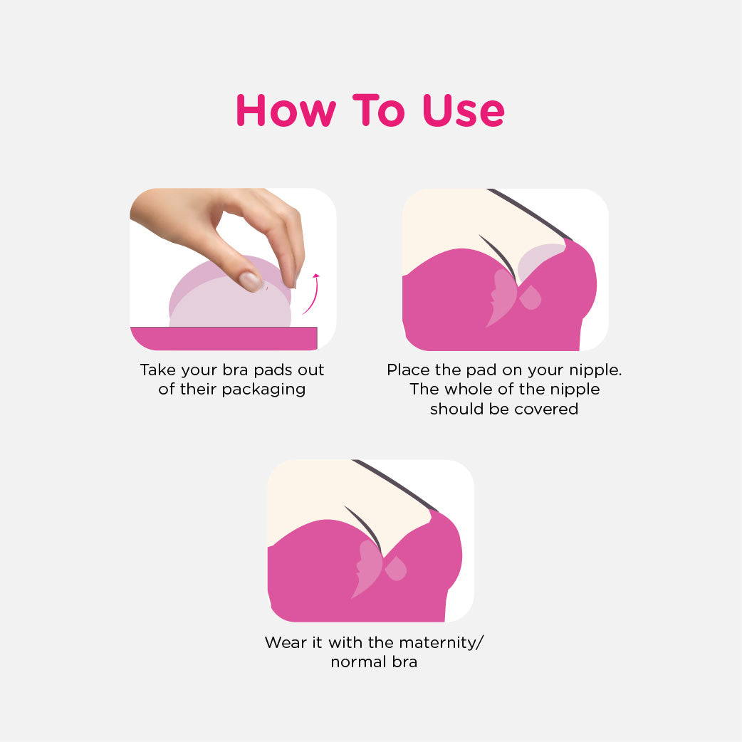 Lunavie Antibacterial Washable Bra Pads