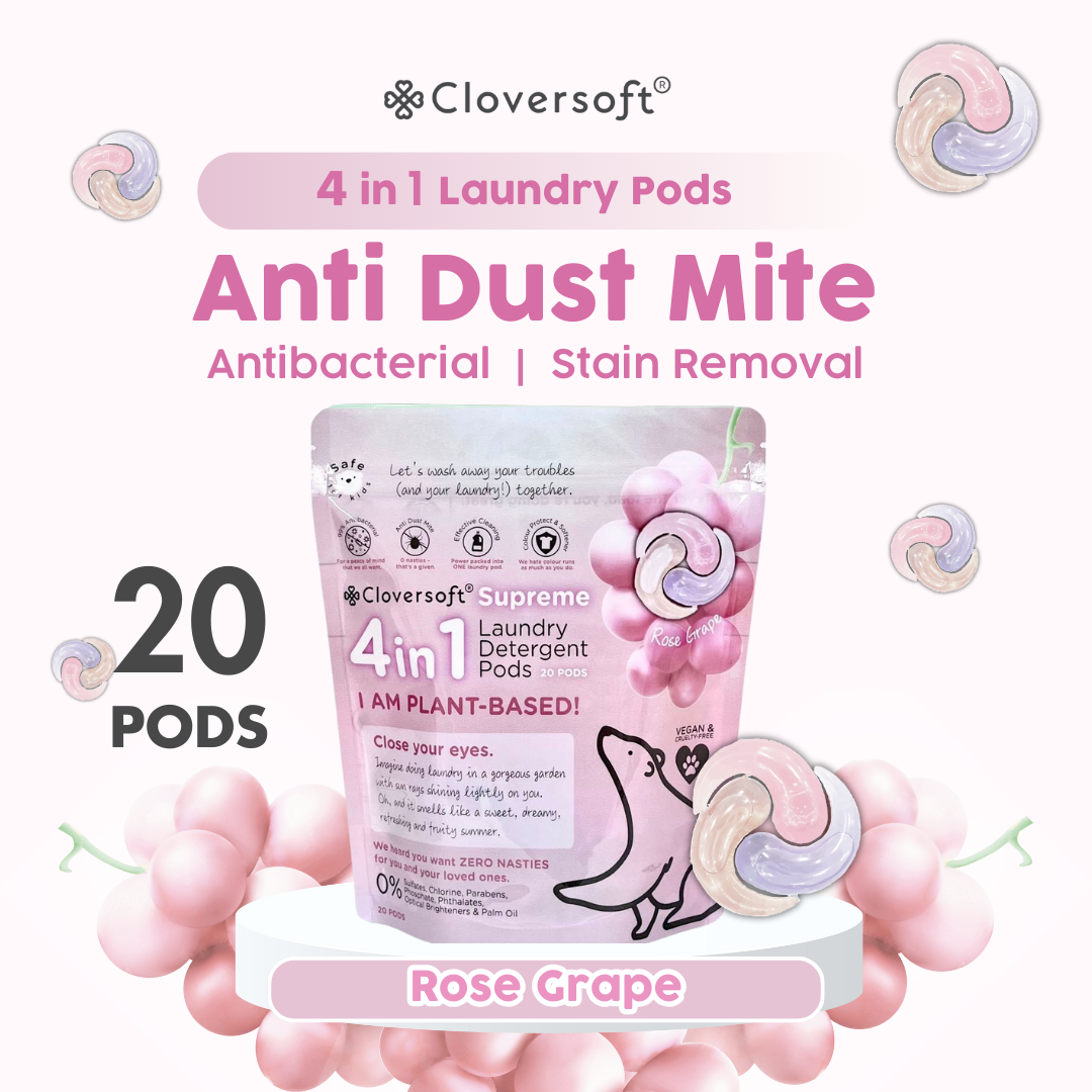 Cloversoft 4 in 1 Deluxe Plus+ Laundry Capsule (Eucalyptus Dreams) 20 Pods
